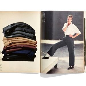 Vintage 90s J. Crew Black wool pleated trousers size 6
